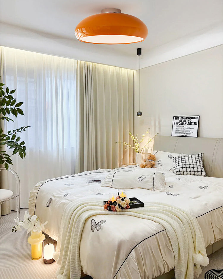 WOMO Orange Dome Ceiling Light-WM1219