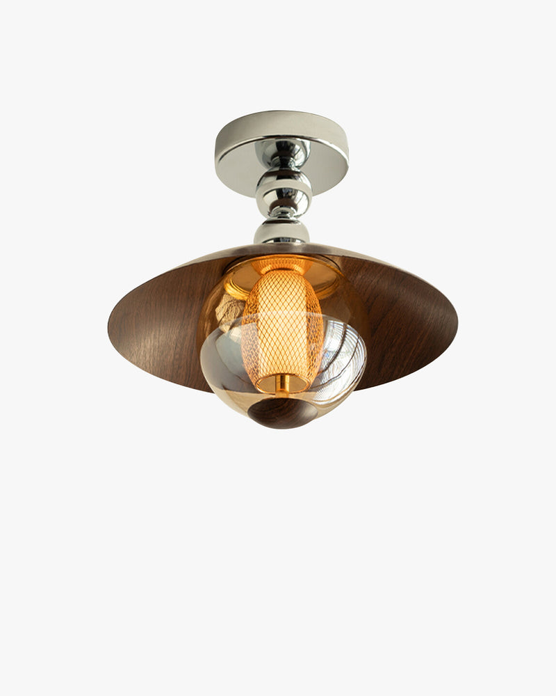 WOMO Flying Saucer Glass Ceiling Light-WM1220
