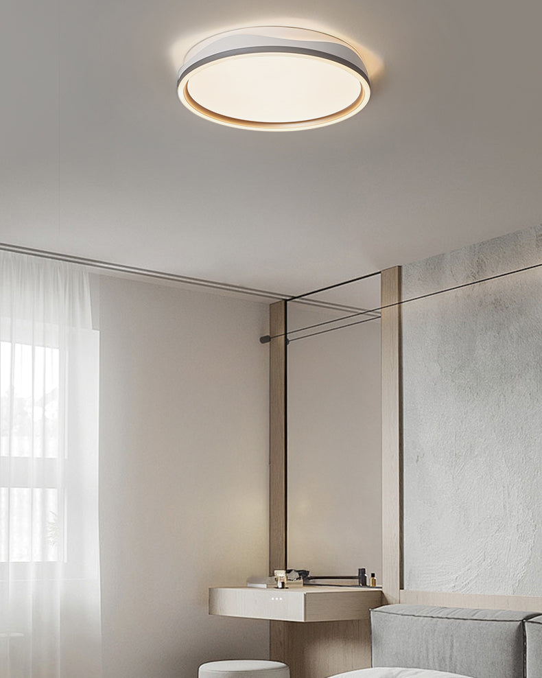 WOMO Round Flat Flush Mount Ceiling Light-WM1222