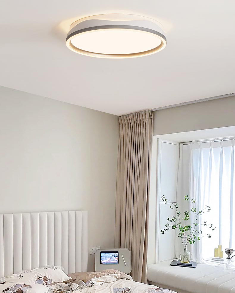 WOMO Round Flat Flush Mount Ceiling Light-WM1222