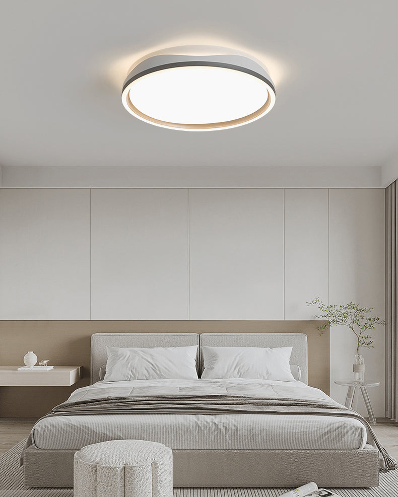 WOMO Round Flat Flush Mount Ceiling Light-WM1222