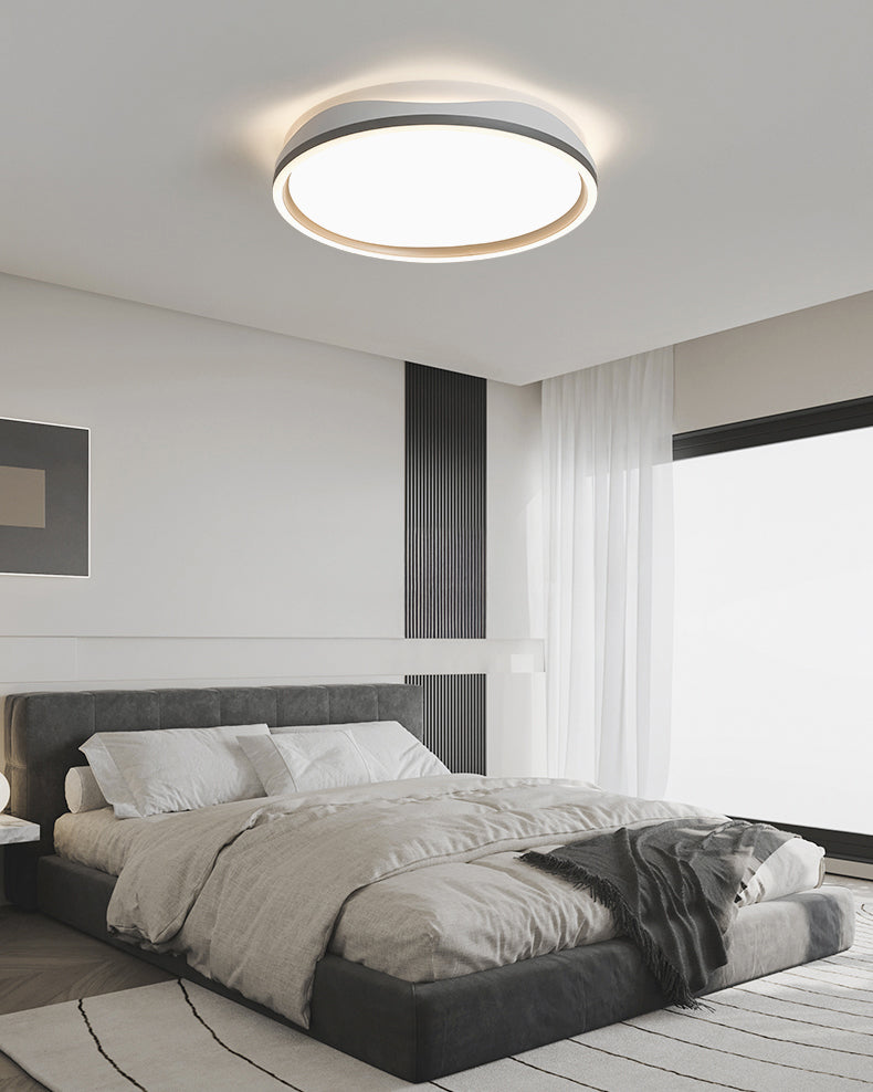WOMO Round Flat Flush Mount Ceiling Light-WM1222