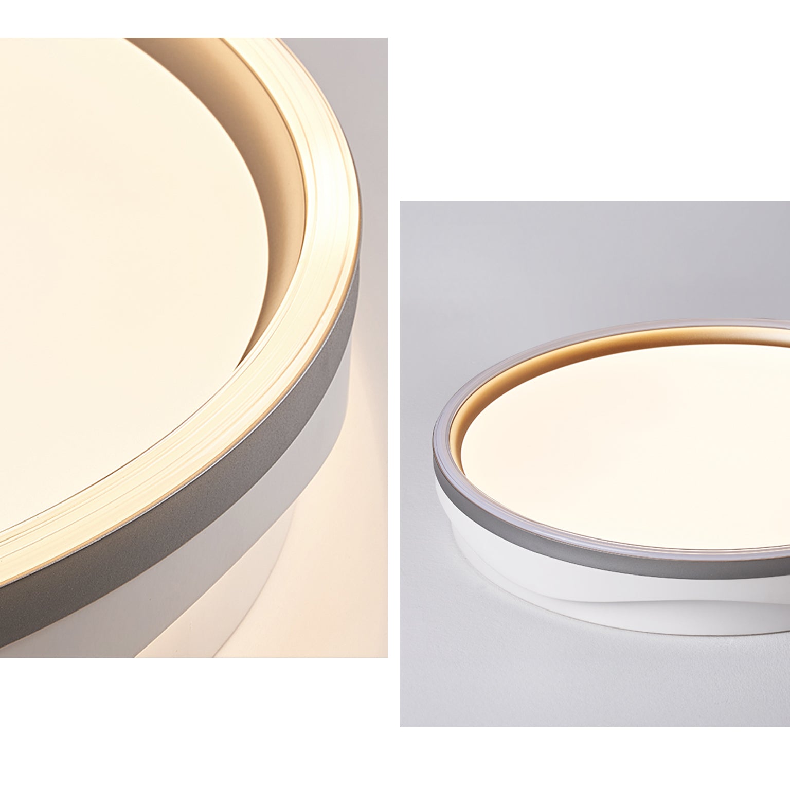 WOMO Round Flat Flush Mount Ceiling Light-WM1222