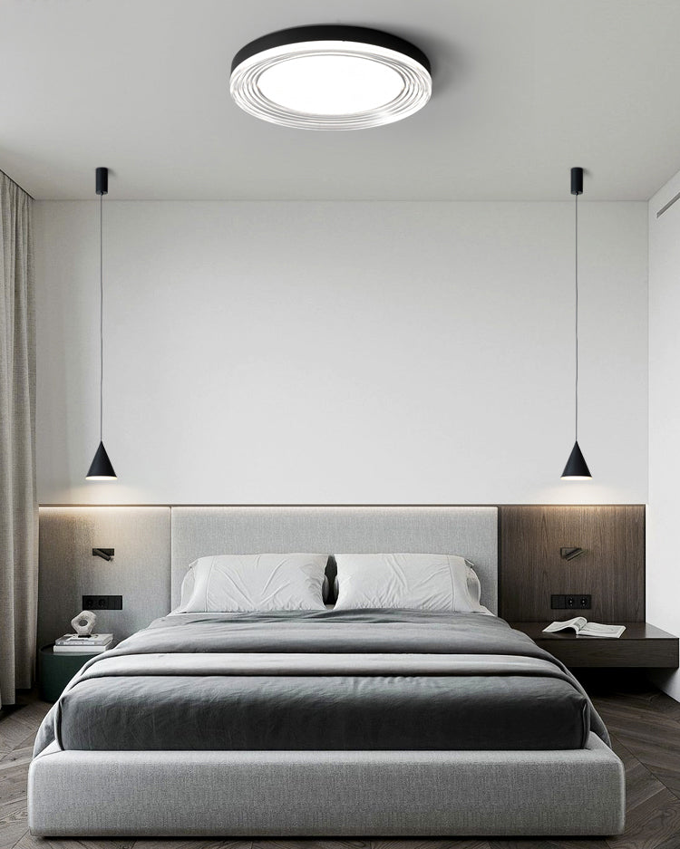WOMO Minimalist Round Flat Ceiling Light-WM1223