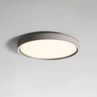 WOMO Leather Round Flat Ceiling Light-WM1225