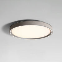 WOMO Leather Round Flat Ceiling Light-WM1225