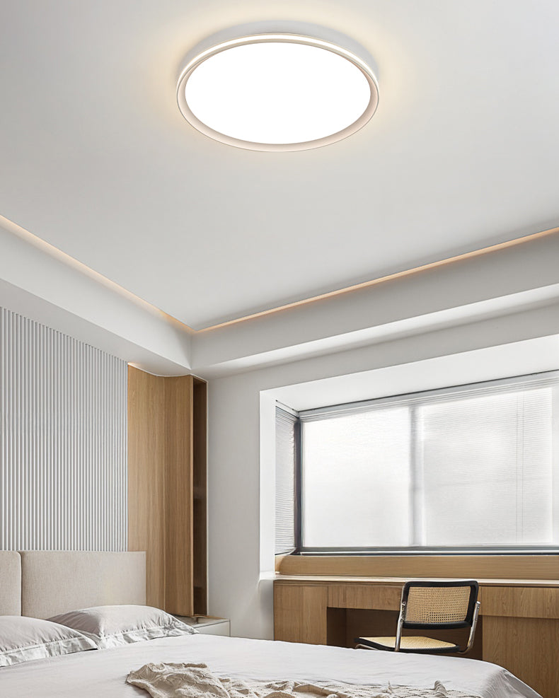 WOMO Round Flat Flush Mount Ceiling Light-WM1226