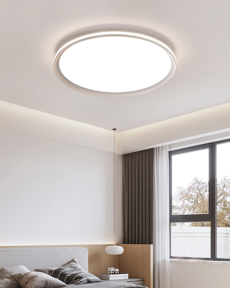 WOMO Round Flat Flush Mount Ceiling Light-WM1226