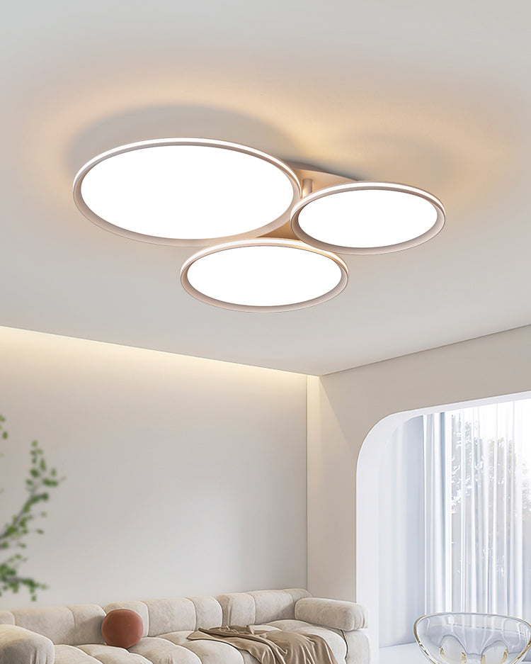 WOMO Three Light Disc Ceiling Light-WM1227