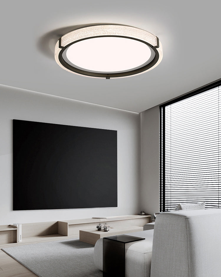 WOMO Acrylic Round Flush Mount Ceiling Light-WM1228