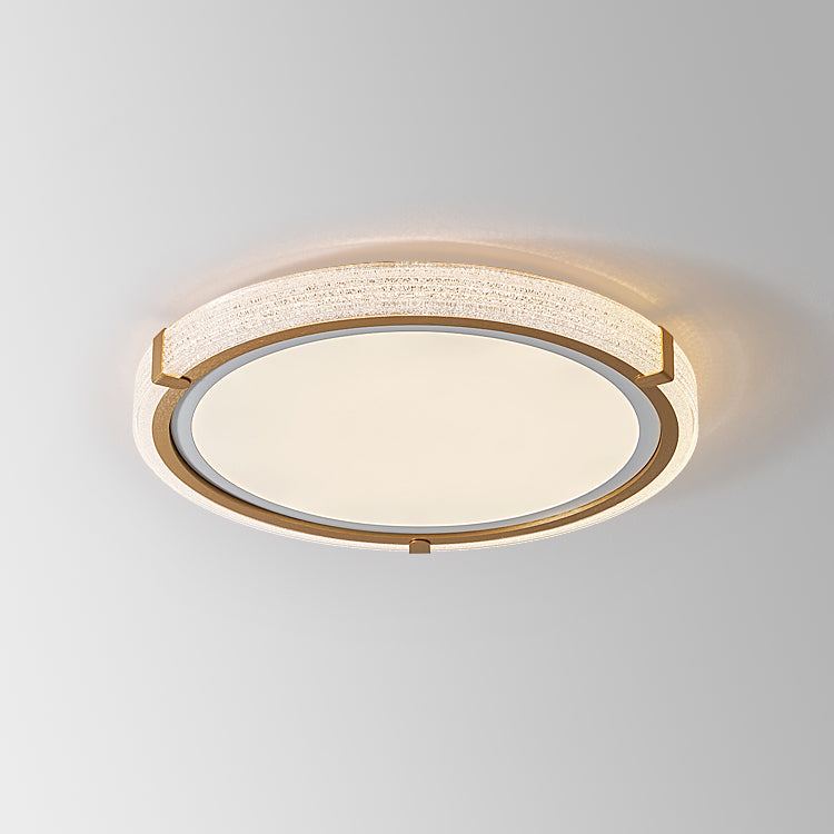 WOMO Acrylic Round Flush Mount Ceiling Light-WM1228