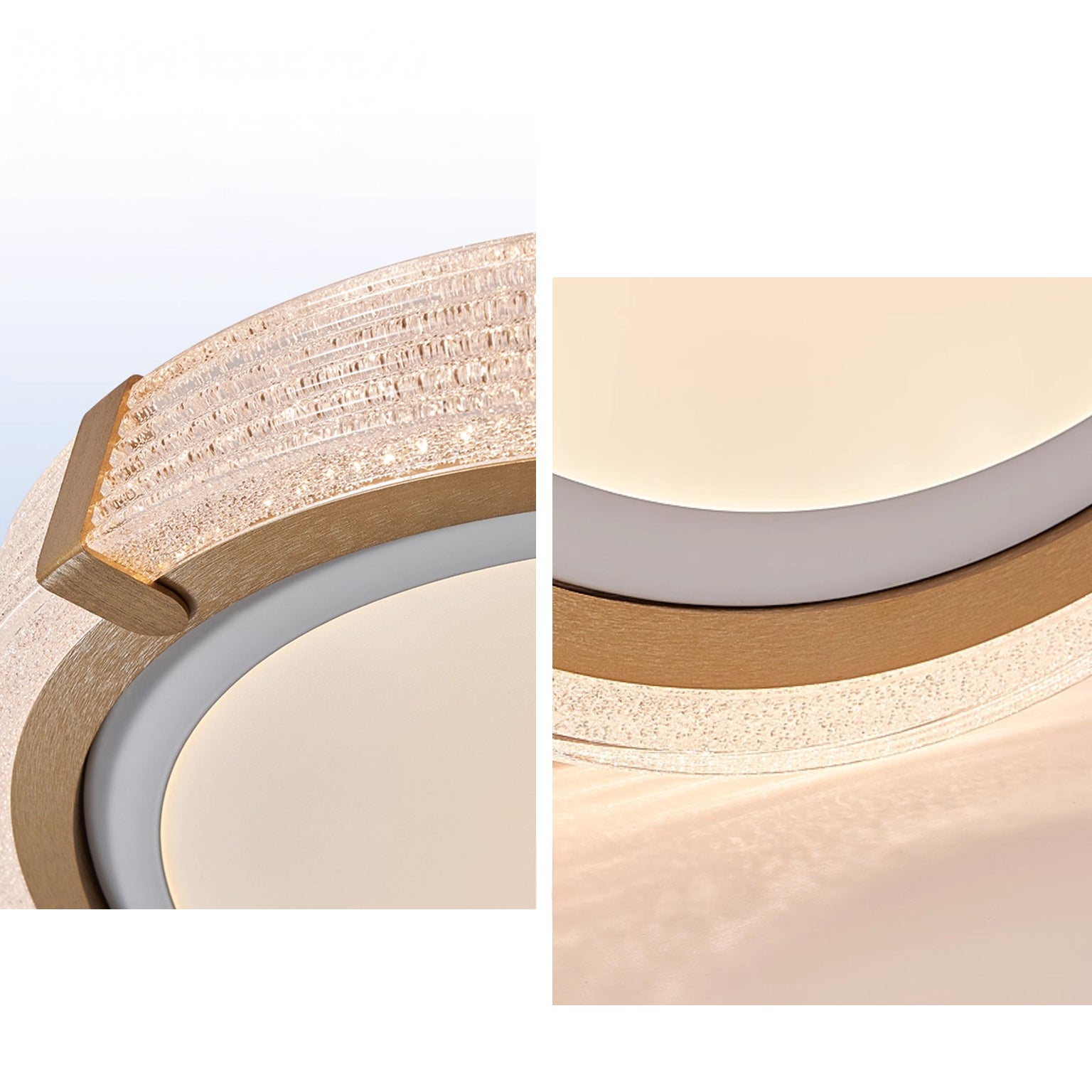 WOMO Acrylic Round Flush Mount Ceiling Light-WM1228