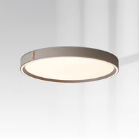 WOMO Grey Round Leather Ceiling Light-WM1231