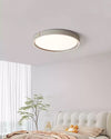 WOMO Grey Round Leather Ceiling Light-WM1231 thumbnail