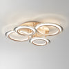 WOMO Circular LED Semi Flush Mount Ceiling Light-WM1233 thumbnail
