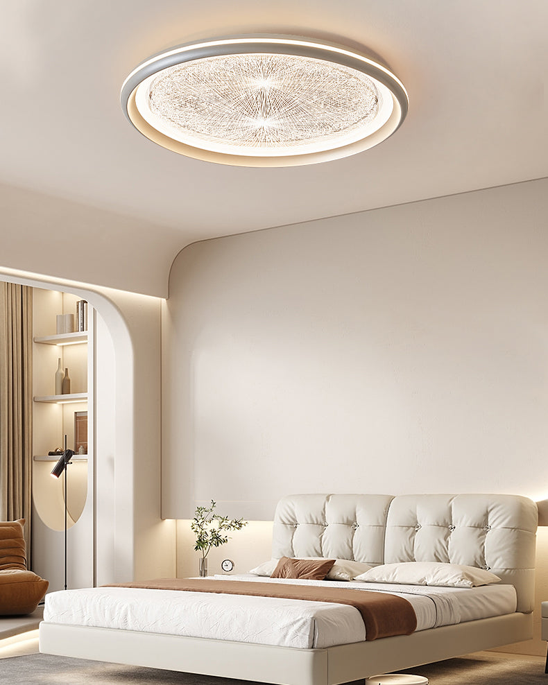 WOMO Low Profile Round Flush Mount Ceiling Light-WM1237