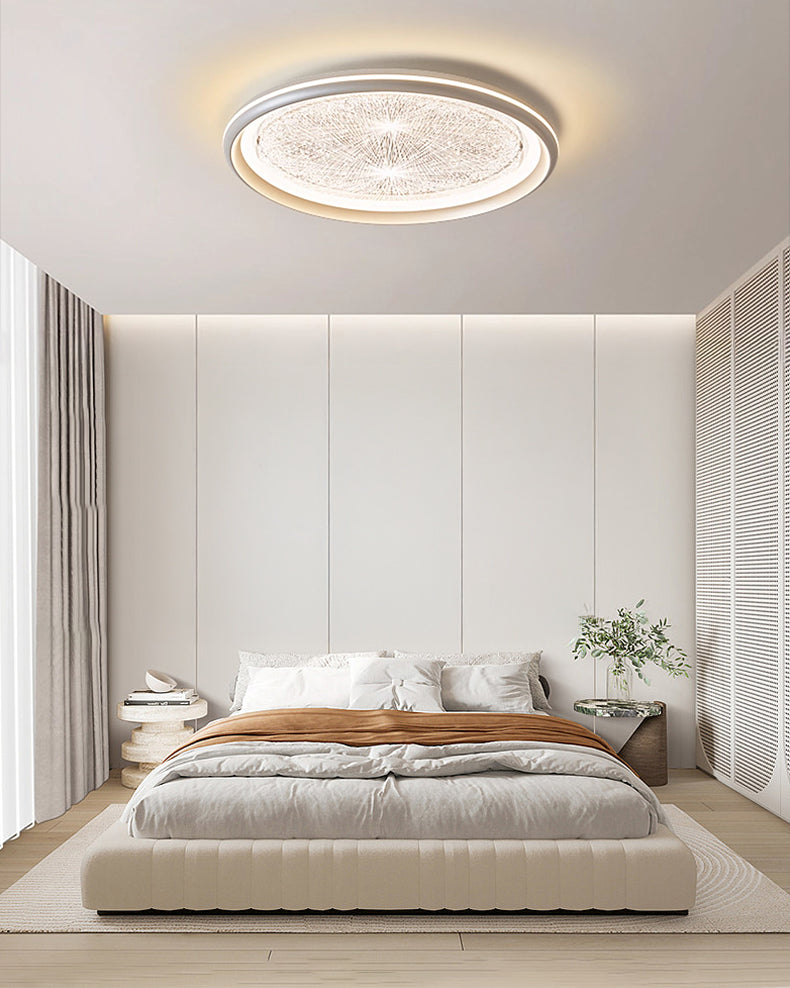 WOMO Low Profile Round Flush Mount Ceiling Light-WM1237