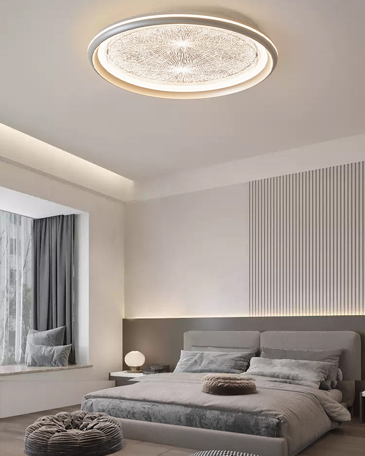 WOMO Low Profile Round Flush Mount Ceiling Light-WM1237