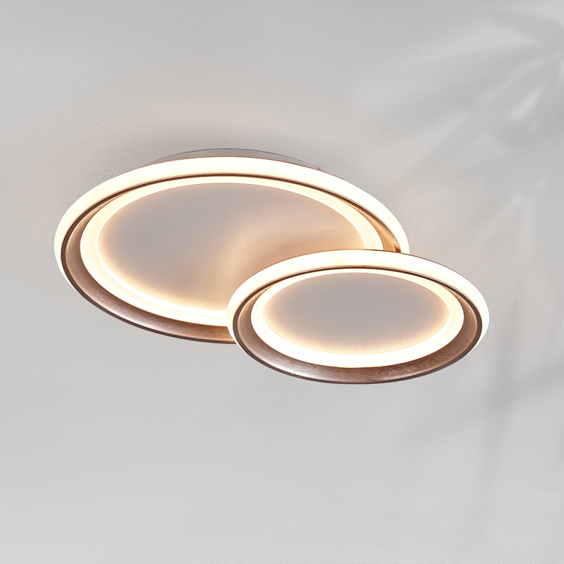 WOMO Circular LED Semi Flush Mount Ceiling Light-WM1238
