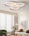 WOMO Circular LED Semi Flush Mount Ceiling Light-WM1238 thumbnail