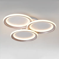 WOMO Circular LED Semi Flush Mount Ceiling Light-WM1238