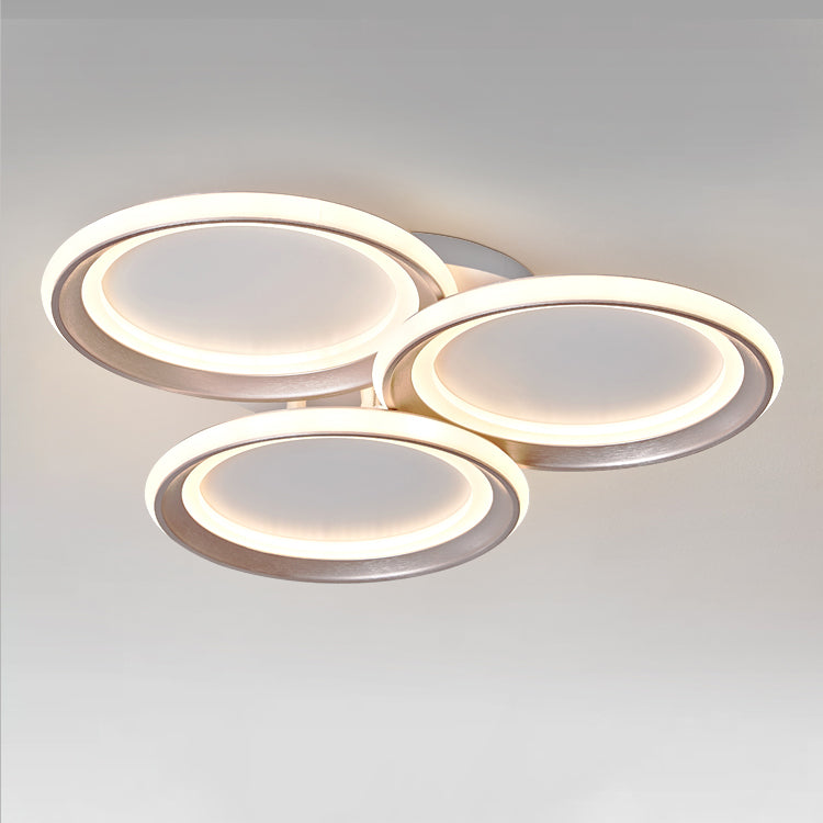 WOMO Circular LED Semi Flush Mount Ceiling Light-WM1238