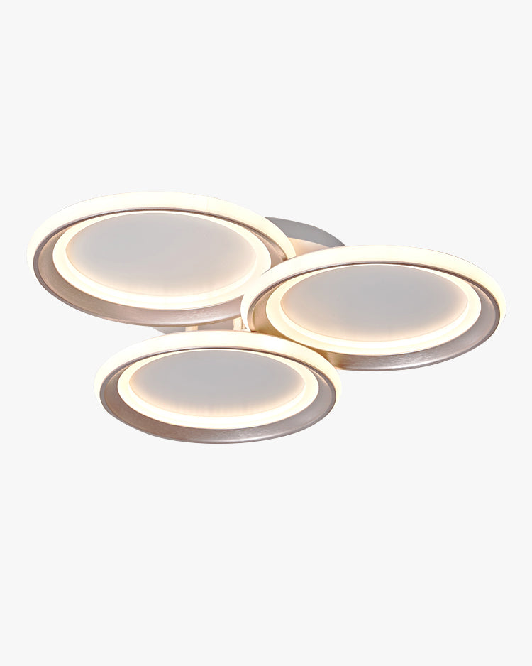 WOMO Circular LED Semi Flush Mount Ceiling Light-WM1238