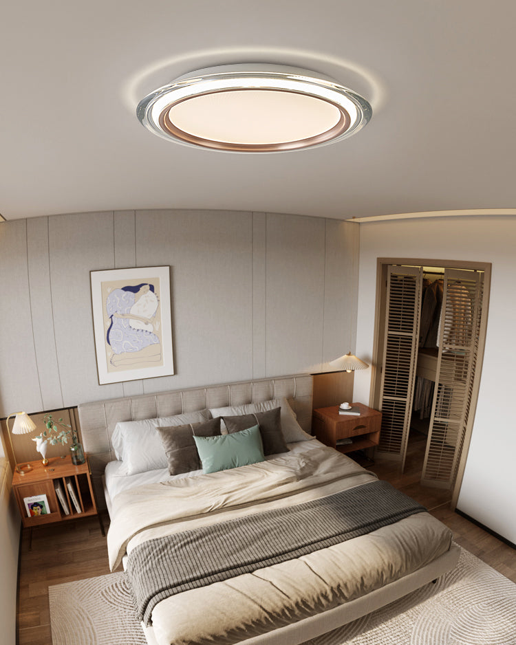 WOMO Round Flat Flush Mount Ceiling Light-WM1239