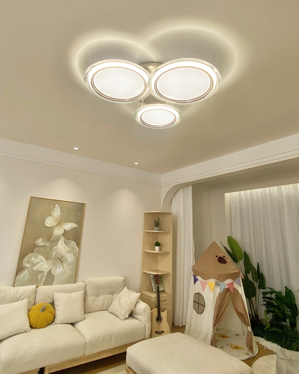 WOMO Circular Flush Mount Ceiling Light-WM1240