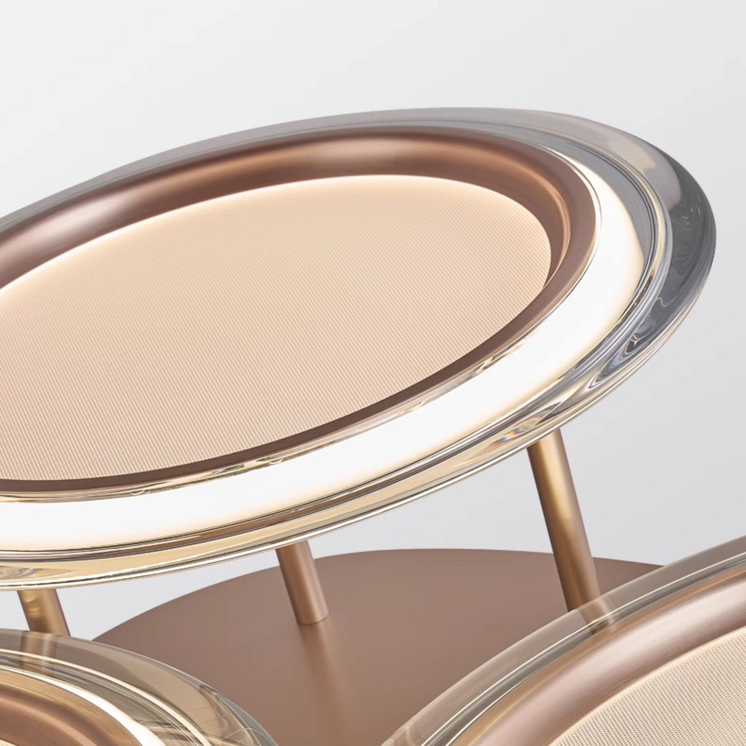 WOMO Circular Flush Mount Ceiling Light-WM1240