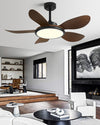 WOMO 5 Wood Blade Ceiling Fan Lamp-WM5003 thumbnail