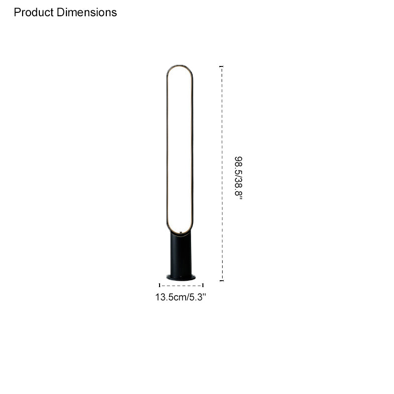 WOMO Long Oval Pathway Light-WM9016