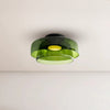 WOMO Colorful Glass Round Flush Mount Ceiling Light-WM1332 thumbnail