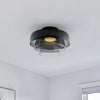WOMO Colorful Glass Round Flush Mount Ceiling Light-WM1332 thumbnail