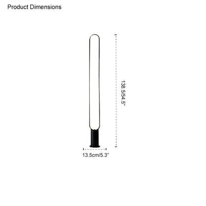 WOMO Long Oval Pathway Light-WM9016