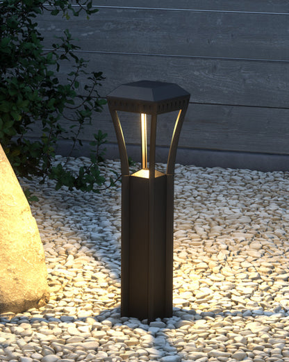 WOMO Hardwired Bollard Light-WM9053