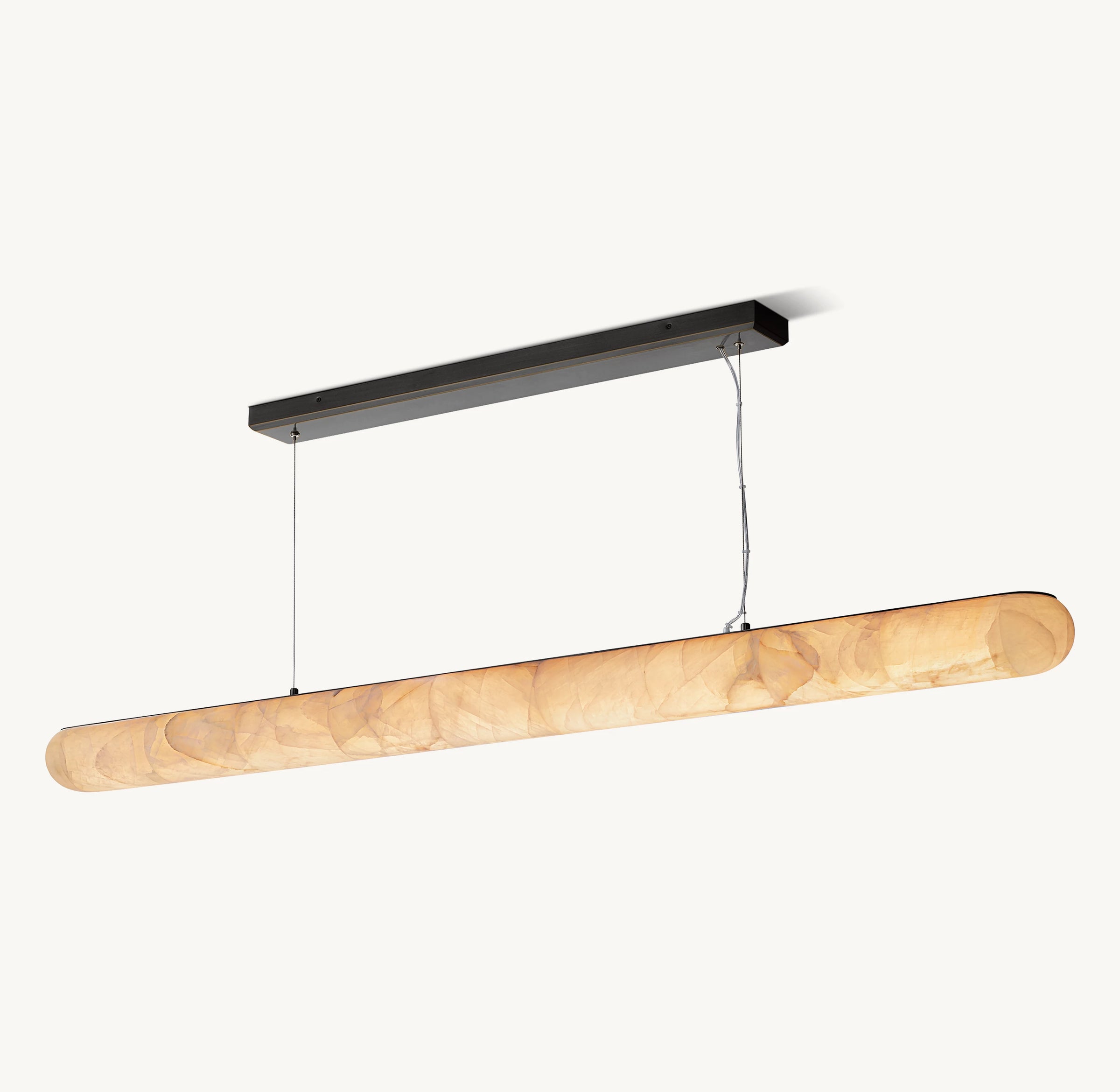 WOMO Lisse Linear Alabaster Chandelier - Rivage