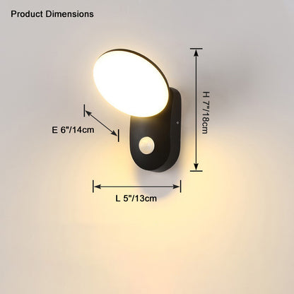 WOMO Outdoor Motion Detector Wall Light-WM9085