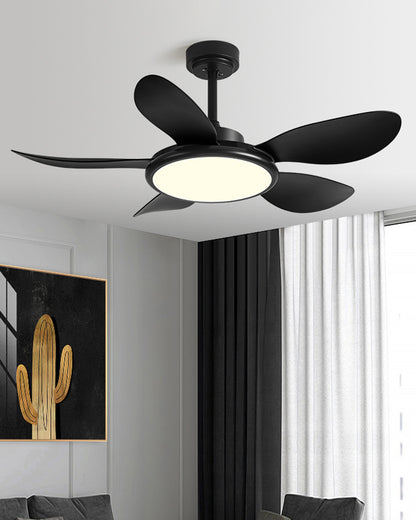 WOMO 5 Wood Blade Ceiling Fan Lamp-WM5003