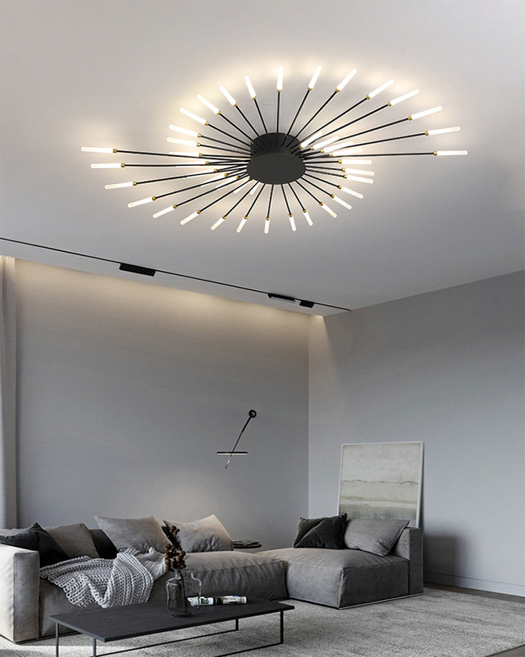 WOMO Firework Starburst Flush Mount Ceiling Light-WM1000