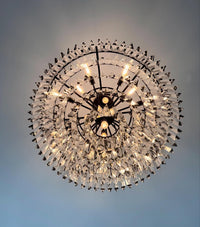 WOMO Crystal Prism Tiered Chandelier - Odeon