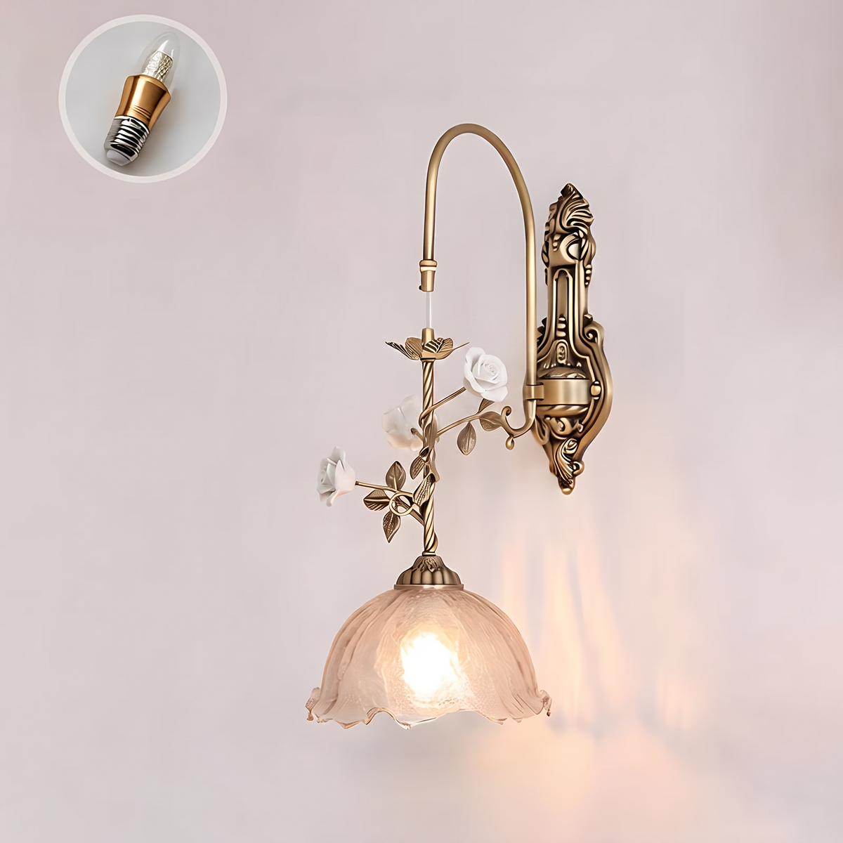 WOMO French Ribbed Glass Pendant Light-WM3237