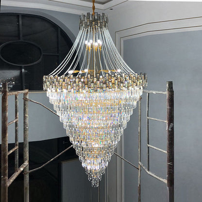 WOMO Massive Tiered Crystal Chandelier-WM2380