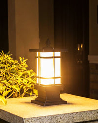 WOMO Square Outdoor Pillar Light-WM9063