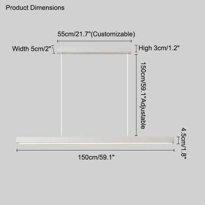 WOMO Linear Pendant Light-WM2010