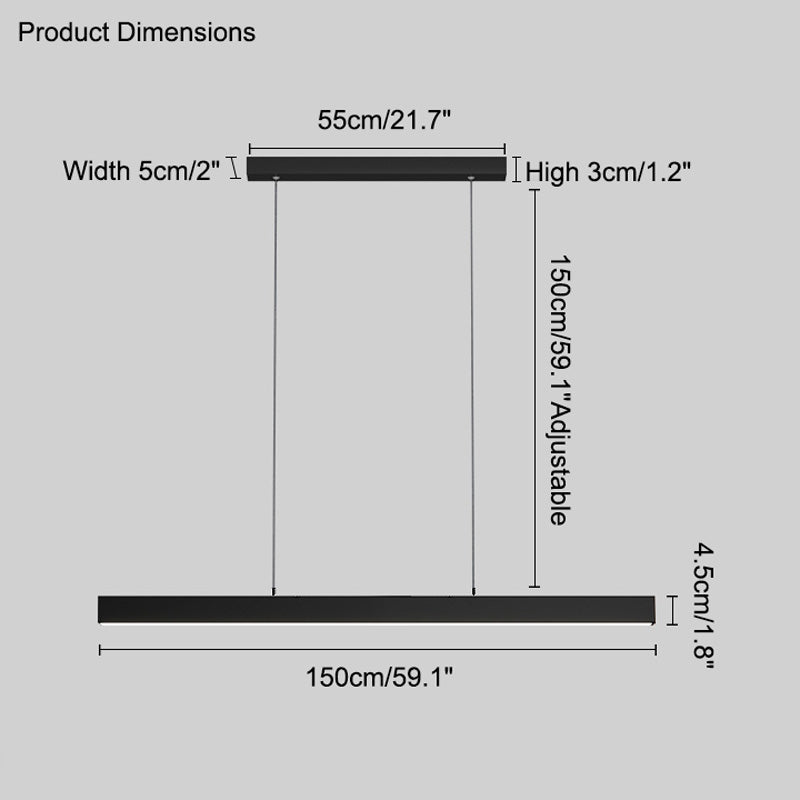 WOMO Linear Pendant Light-WM2010