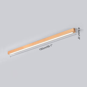 WOMO Long Linear Wood Ceiling Light-WM1012