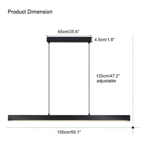 WOMO Wireless Linear Pendant Light for Kitchen-WM2002