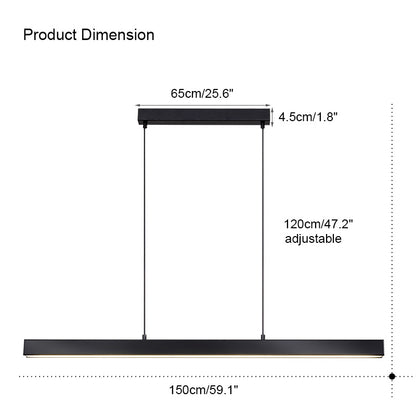 WOMO Wireless Linear Pendant Light for Kitchen-WM2002