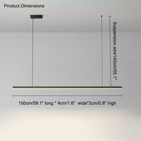 WOMO Extra Long Linear Pendant Light-WM2011